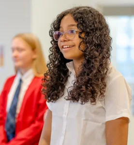 Middle school girl STEM